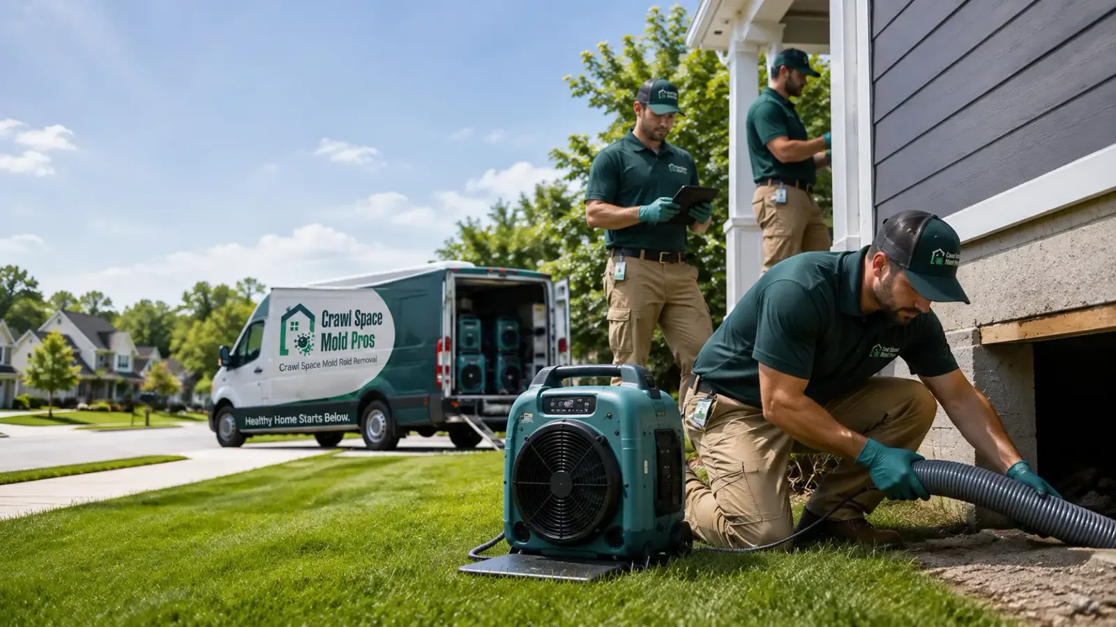 Crawl Space Mold Removal in Bidwell, OH
